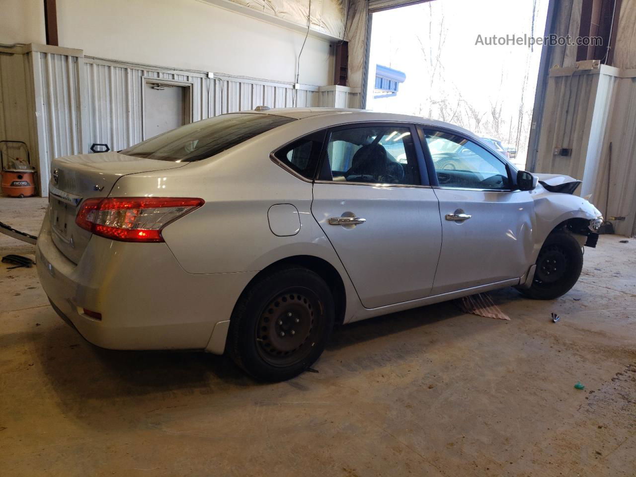 2015 Nissan Sentra S Silver vin: 3N1AB7AP3FY299388