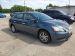 2015 Nissan Sentra S Blue vin: 3N1AB7AP3FY308283