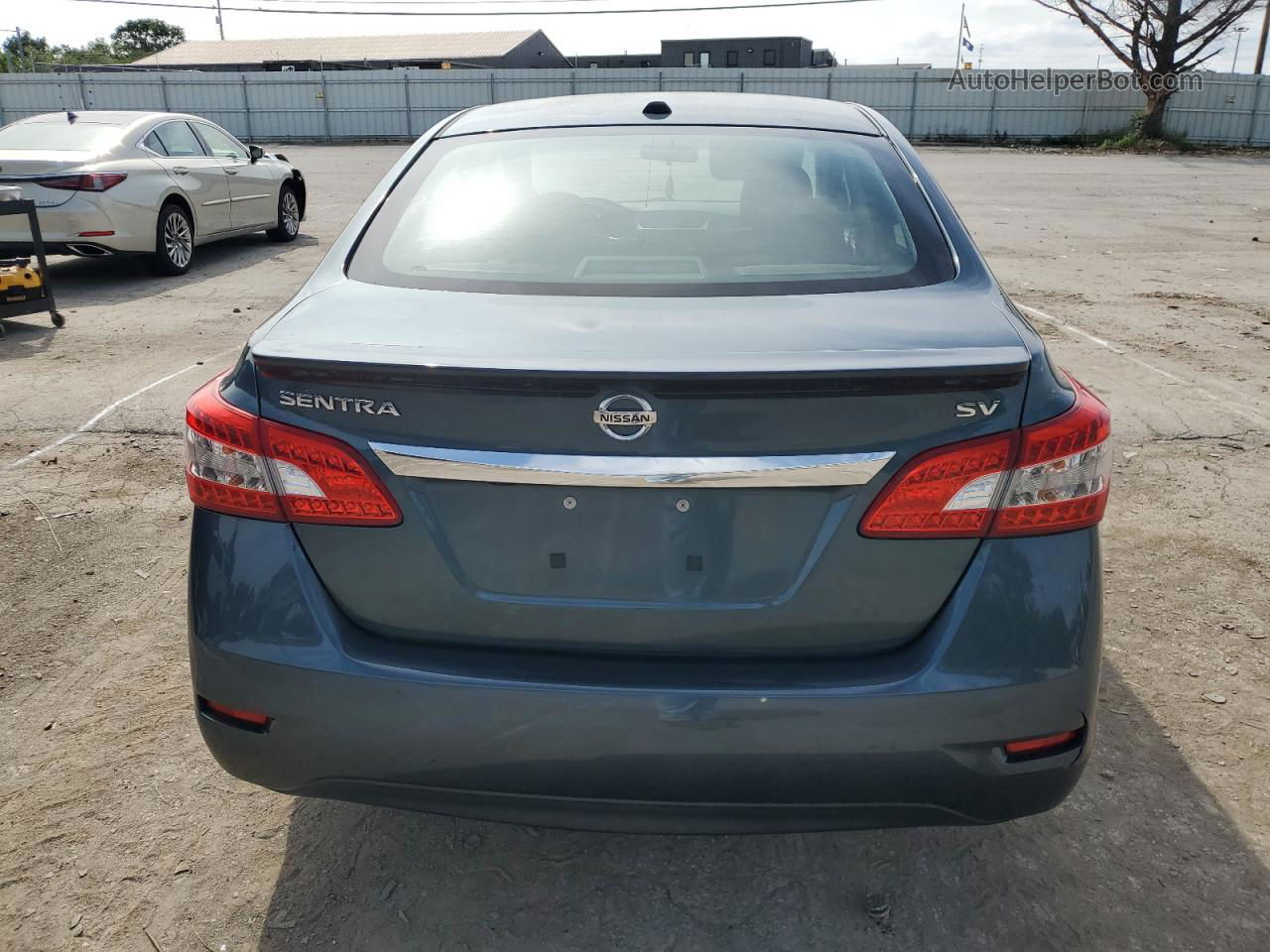 2015 Nissan Sentra S Синий vin: 3N1AB7AP3FY308283