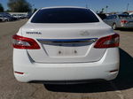 2015 Nissan Sentra S White vin: 3N1AB7AP3FY332003