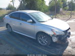 2015 Nissan Sentra Sr Silver vin: 3N1AB7AP3FY336911