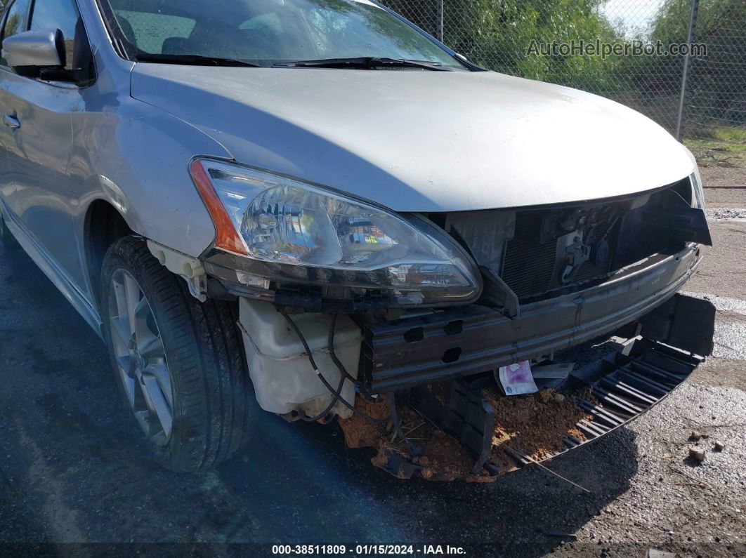 2015 Nissan Sentra Sr Silver vin: 3N1AB7AP3FY336911