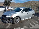 2015 Nissan Sentra Sr Серебряный vin: 3N1AB7AP3FY336911