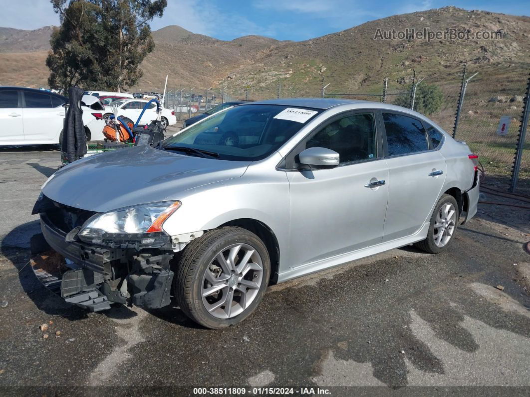 2015 Nissan Sentra Sr Silver vin: 3N1AB7AP3FY336911