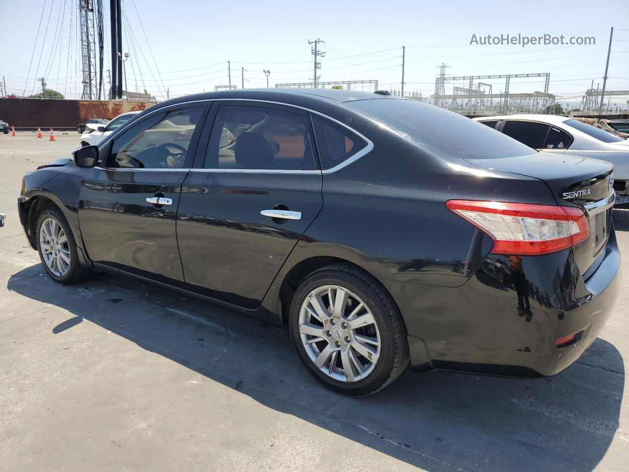 2015 Nissan Sentra S Black vin: 3N1AB7AP3FY351148