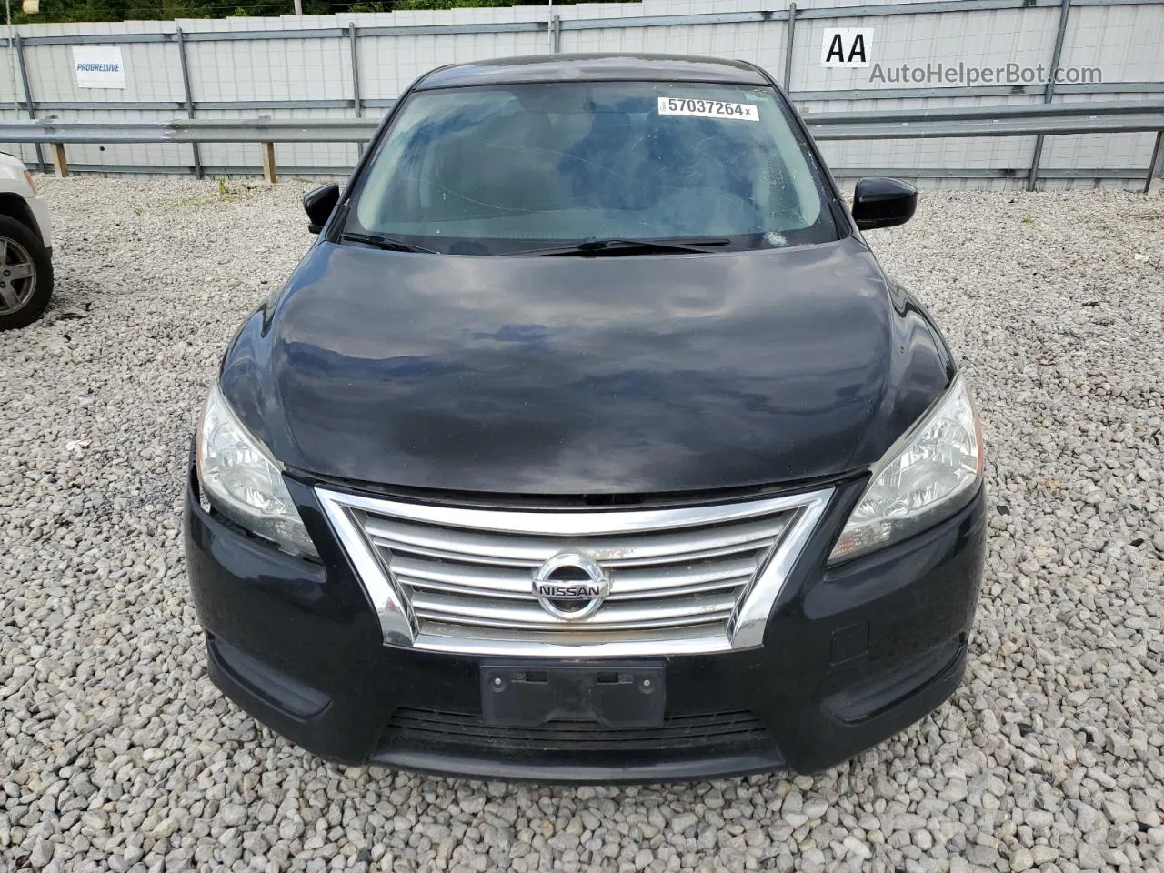 2015 Nissan Sentra S Черный vin: 3N1AB7AP3FY362442