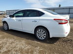 2015 Nissan Sentra S White vin: 3N1AB7AP3FY364093