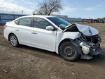 2015 Nissan Sentra S White vin: 3N1AB7AP3FY364093