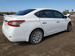 2015 Nissan Sentra S White vin: 3N1AB7AP3FY364093