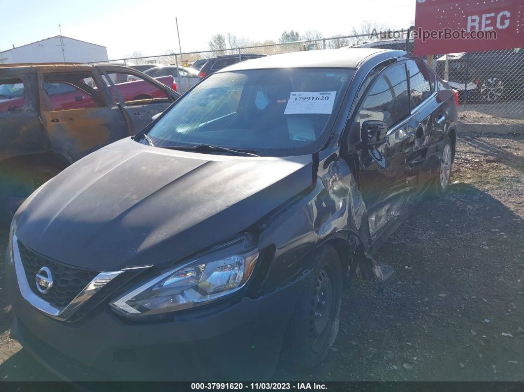 2016 Nissan Sentra Fe+ S/sv/s/sr/sl Black vin: 3N1AB7AP3GL643591