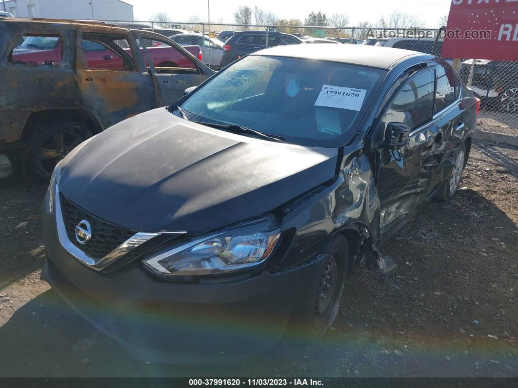 2016 Nissan Sentra Fe+ S/sv/s/sr/sl Black vin: 3N1AB7AP3GL643591