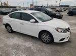 2016 Nissan Sentra S White vin: 3N1AB7AP3GL652811