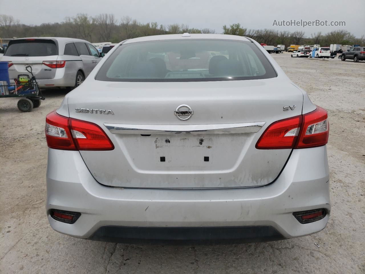 2016 Nissan Sentra S Silver vin: 3N1AB7AP3GL662965