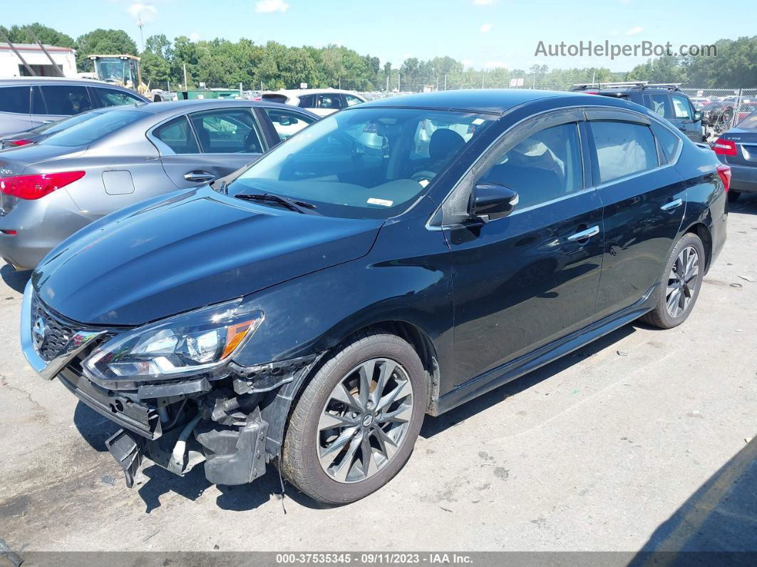 2016 Nissan Sentra Sr Black vin: 3N1AB7AP3GY215068