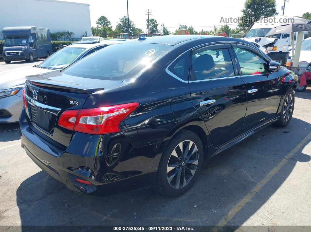 2016 Nissan Sentra Sr Black vin: 3N1AB7AP3GY215068