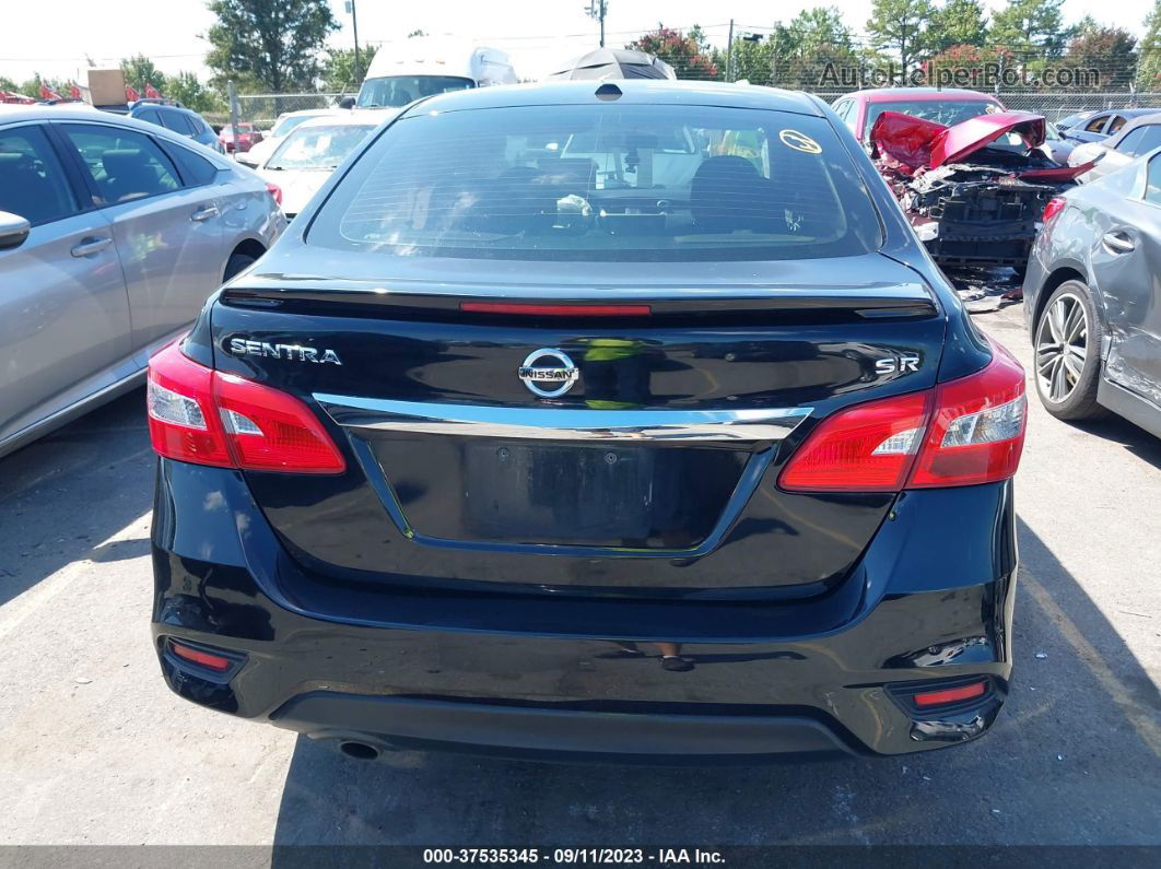 2016 Nissan Sentra Sr Black vin: 3N1AB7AP3GY215068