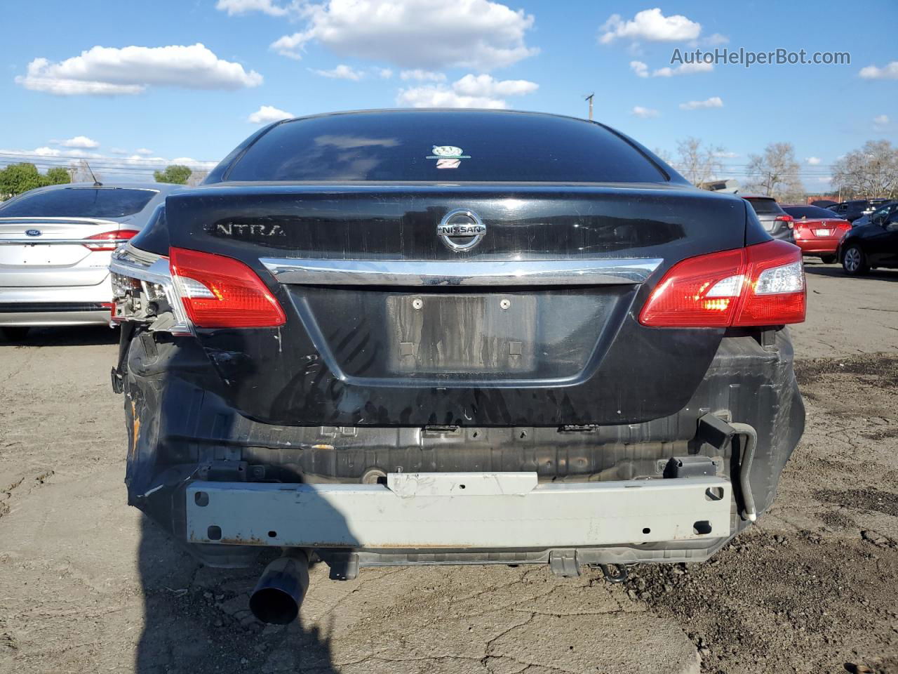 2016 Nissan Sentra S Black vin: 3N1AB7AP3GY230976