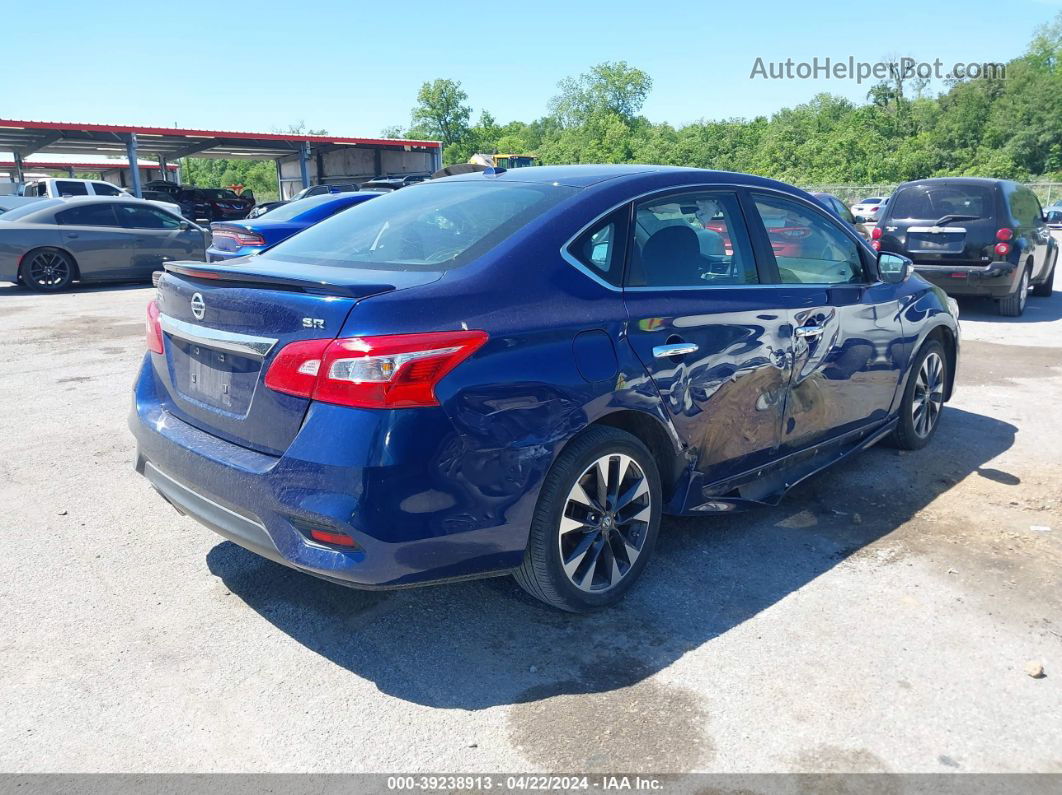 2016 Nissan Sentra Sr Blue vin: 3N1AB7AP3GY248605