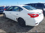 2016 Nissan Sentra S White vin: 3N1AB7AP3GY258728