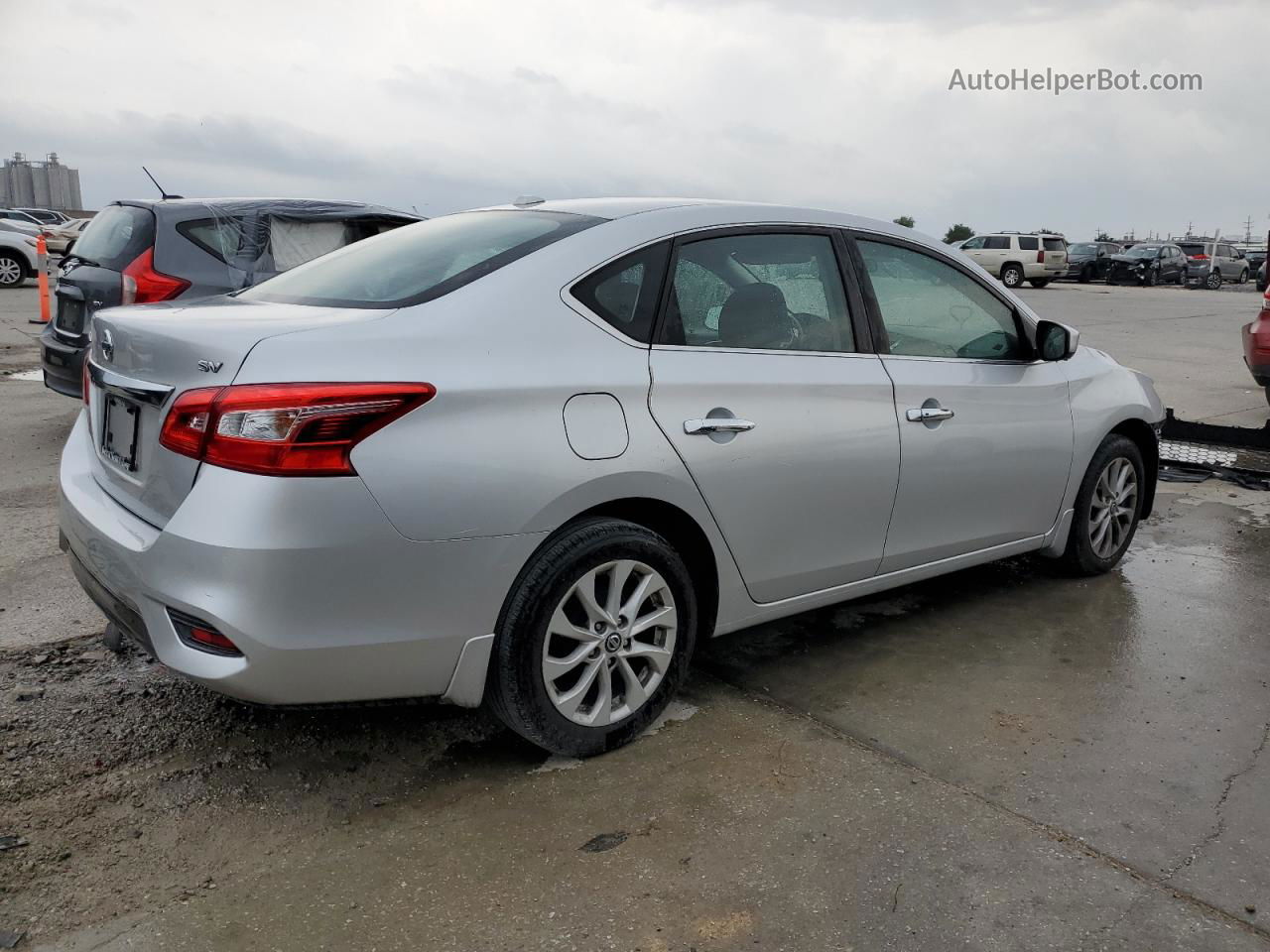 2016 Nissan Sentra S Серебряный vin: 3N1AB7AP3GY267980