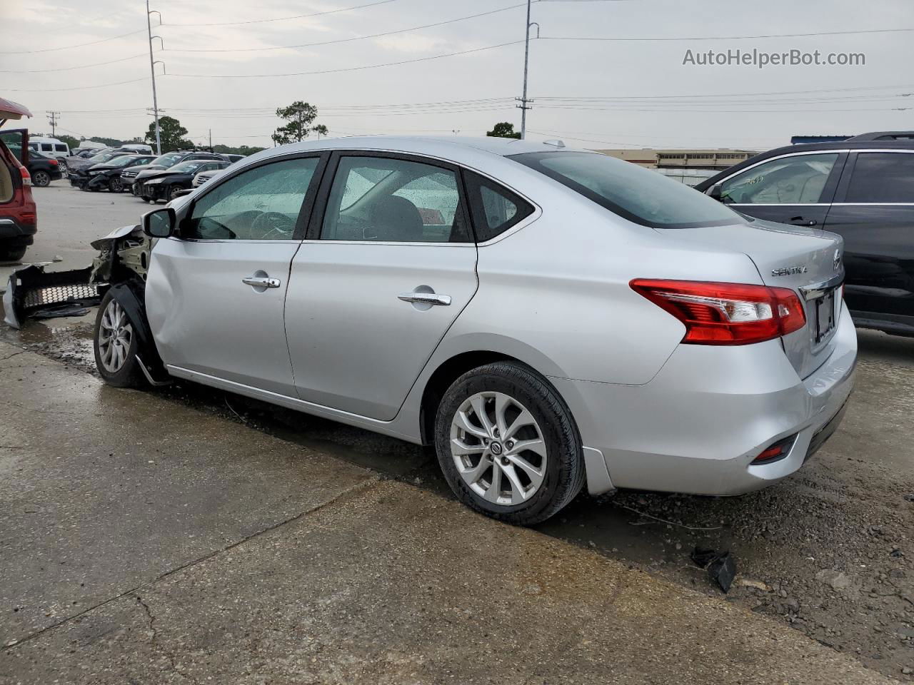 2016 Nissan Sentra S Серебряный vin: 3N1AB7AP3GY267980