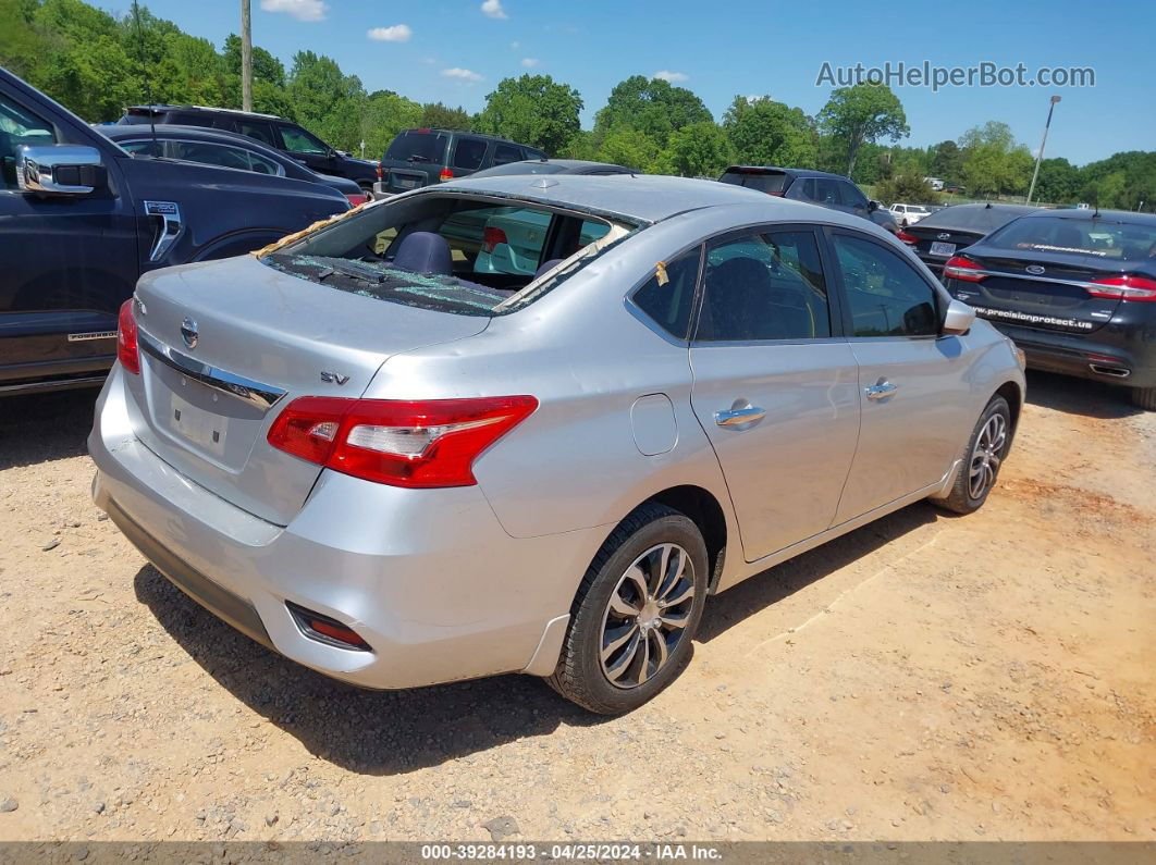 2016 Nissan Sentra Sv Silver vin: 3N1AB7AP3GY279644