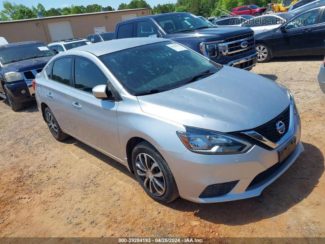 2016 Nissan Sentra Sv Silver vin: 3N1AB7AP3GY279644