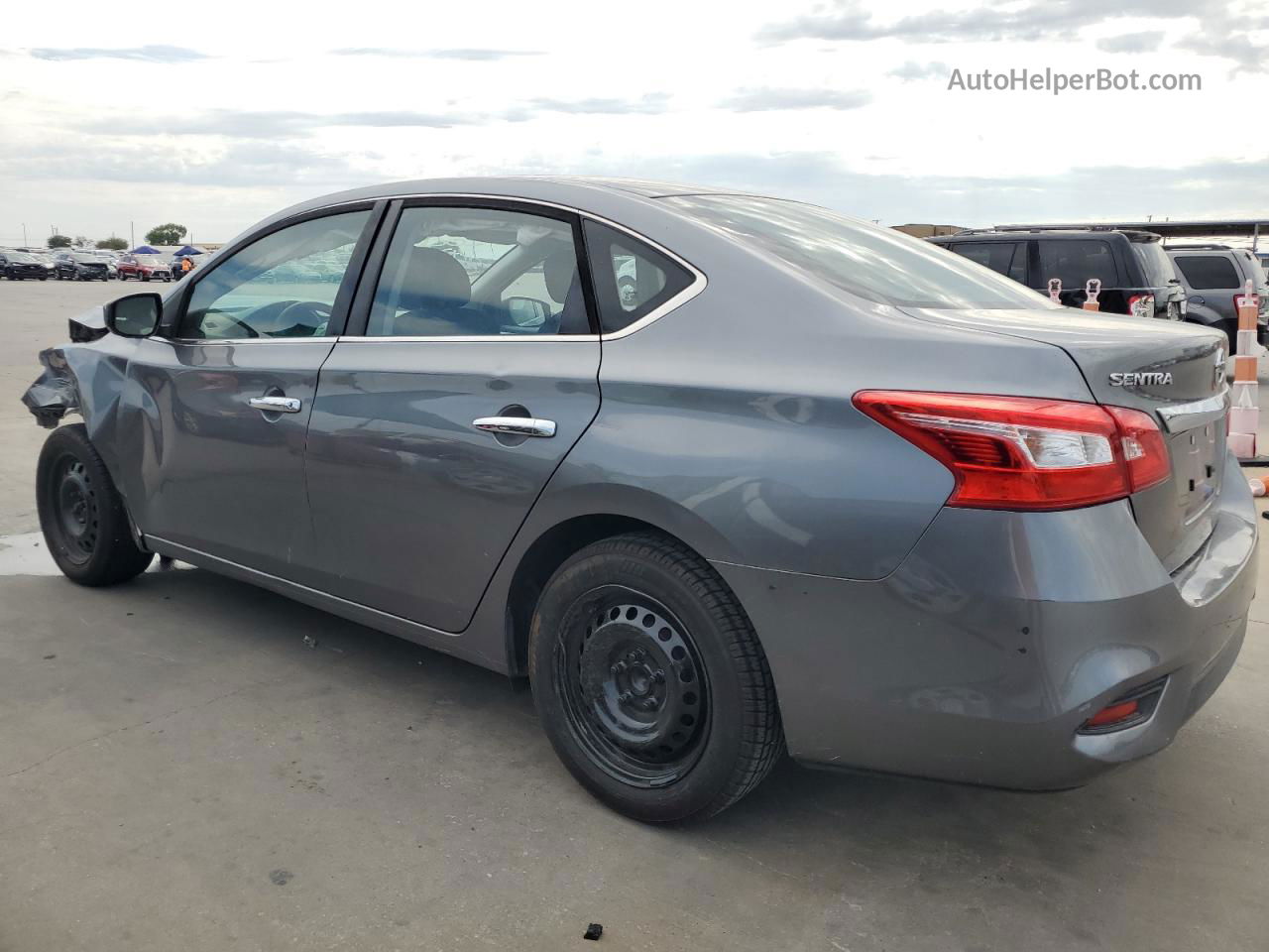 2016 Nissan Sentra S Gray vin: 3N1AB7AP3GY283242