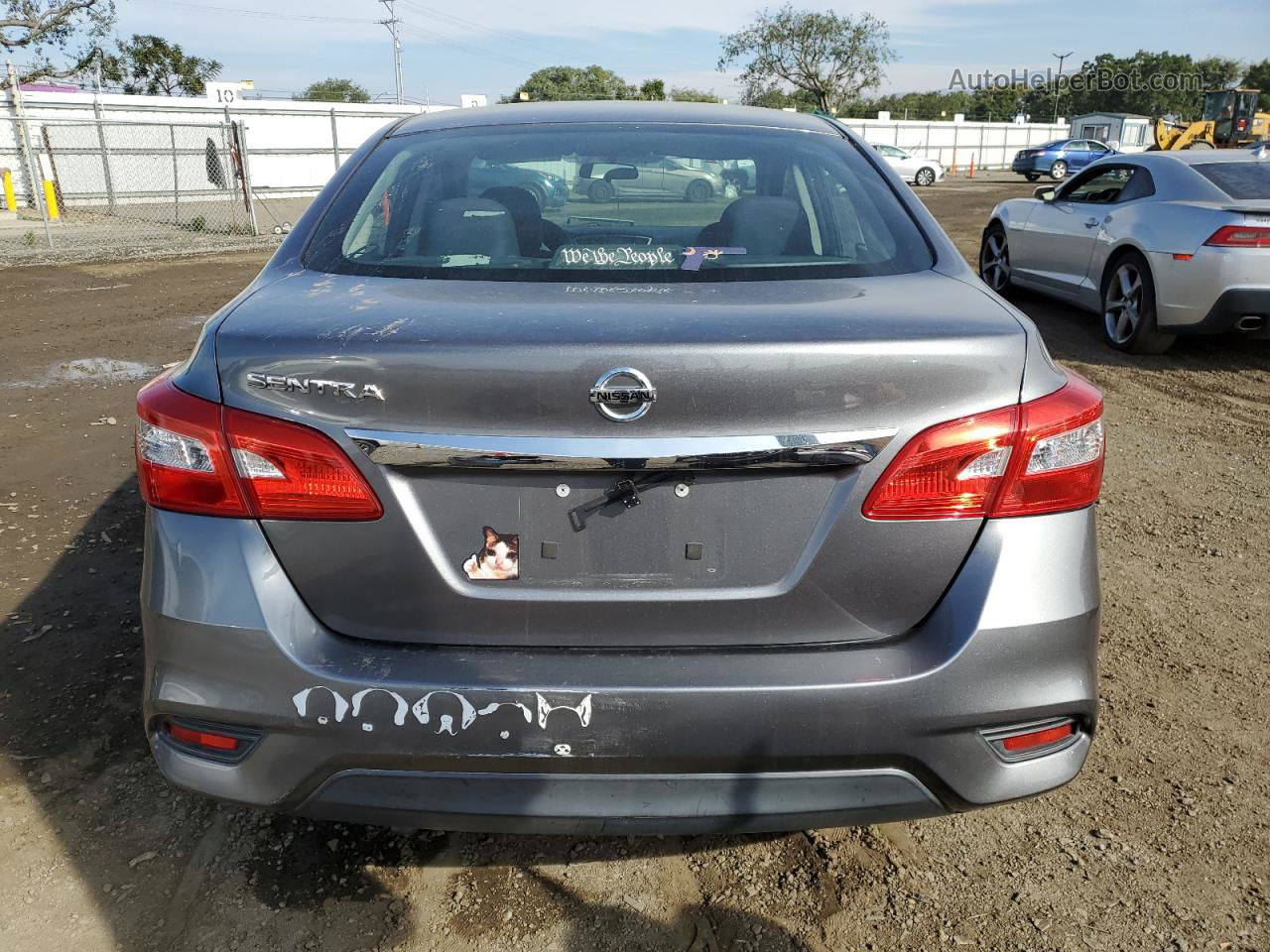 2016 Nissan Sentra S Silver vin: 3N1AB7AP3GY294029