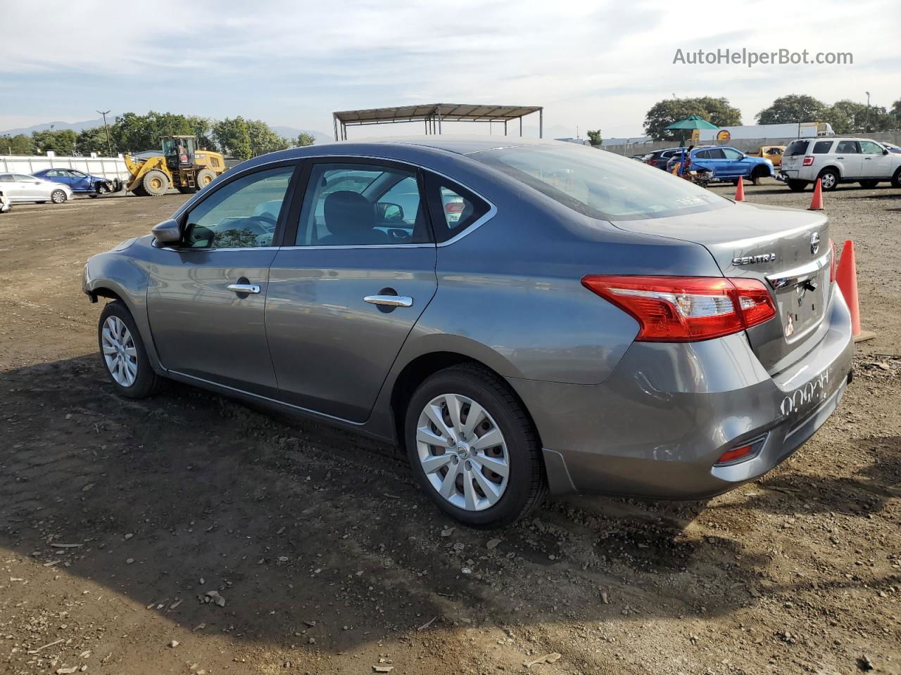 2016 Nissan Sentra S Серебряный vin: 3N1AB7AP3GY294029