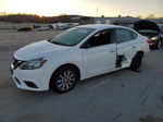 2016 Nissan Sentra S White vin: 3N1AB7AP3GY324307