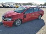 2018 Nissan Sentra S Red vin: 3N1AB7AP3JL627673