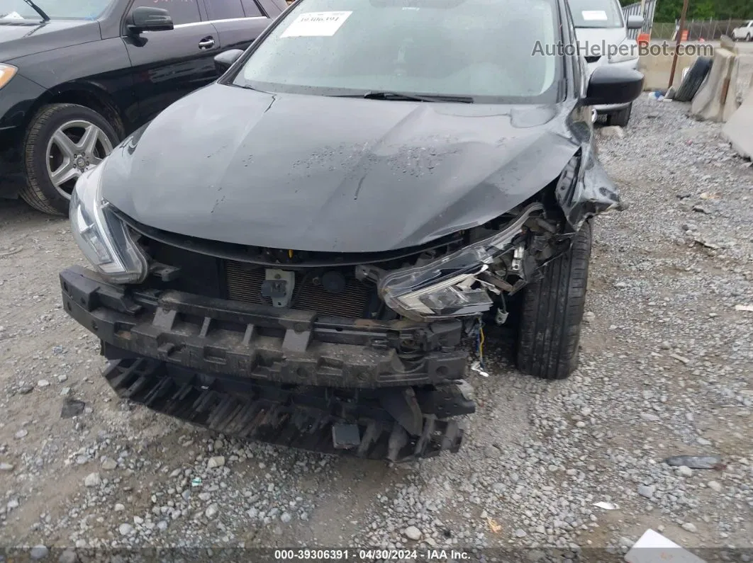 2018 Nissan Sentra Sv Black vin: 3N1AB7AP3JL630492