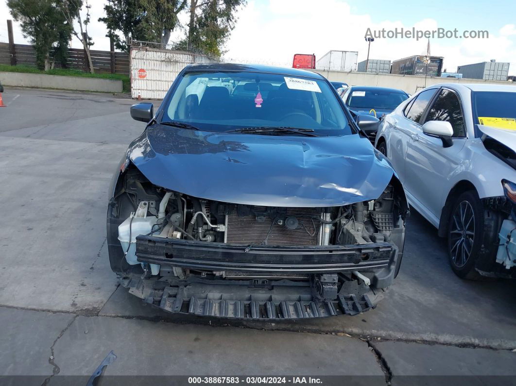 2018 Nissan Sentra Sv Gray vin: 3N1AB7AP3JL652475