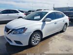 2018 Nissan Sentra Sv White vin: 3N1AB7AP3JL663959