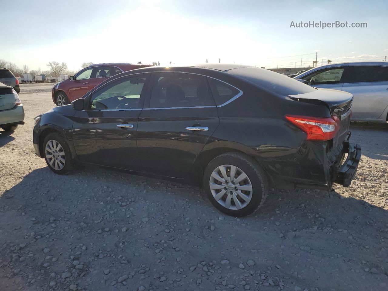 2018 Nissan Sentra S Black vin: 3N1AB7AP3JY204868