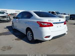 2018 Nissan Sentra Sv White vin: 3N1AB7AP3JY212484