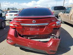 2018 Nissan Sentra S Red vin: 3N1AB7AP3JY219273