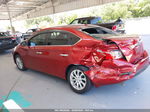 2018 Nissan Sentra Sv Red vin: 3N1AB7AP3JY228359