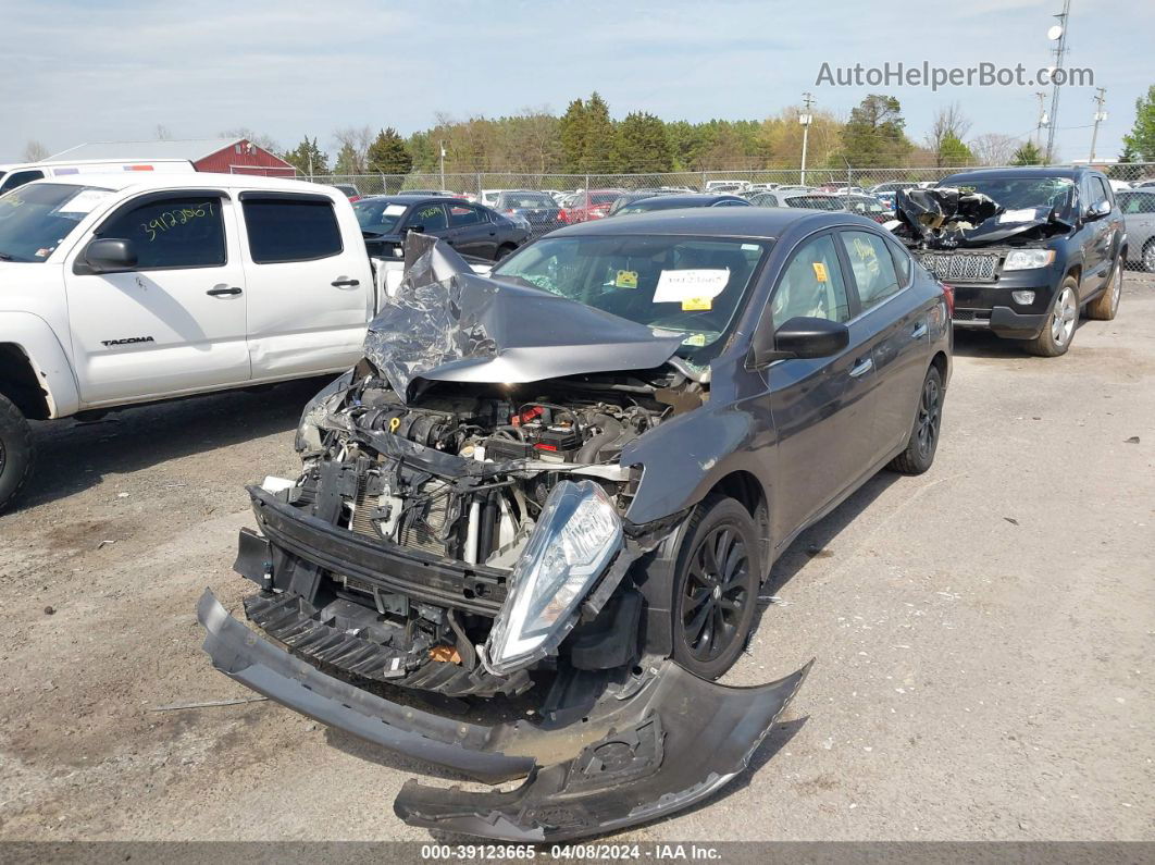 2018 Nissan Sentra S Gray vin: 3N1AB7AP3JY236137