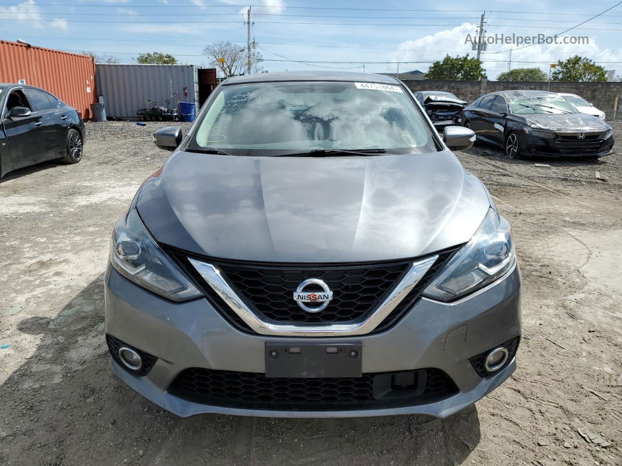 2018 Nissan Sentra S Серебряный vin: 3N1AB7AP3JY241905