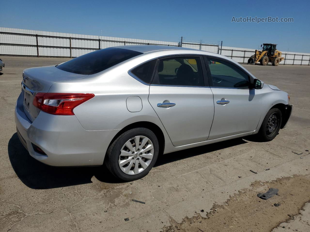 2018 Nissan Sentra S Silver vin: 3N1AB7AP3JY252242