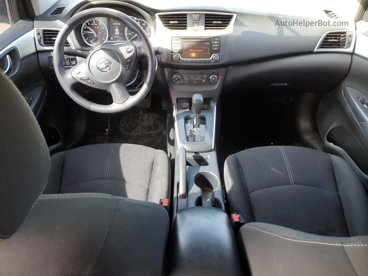 2018 Nissan Sentra S Черный vin: 3N1AB7AP3JY252547