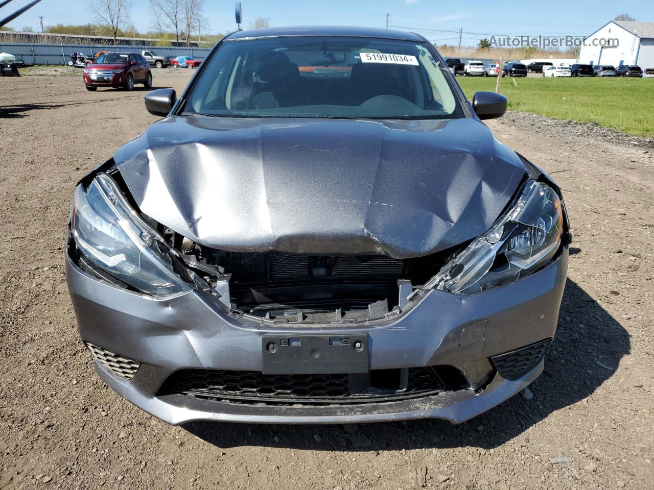 2018 Nissan Sentra S Gray vin: 3N1AB7AP3JY258798