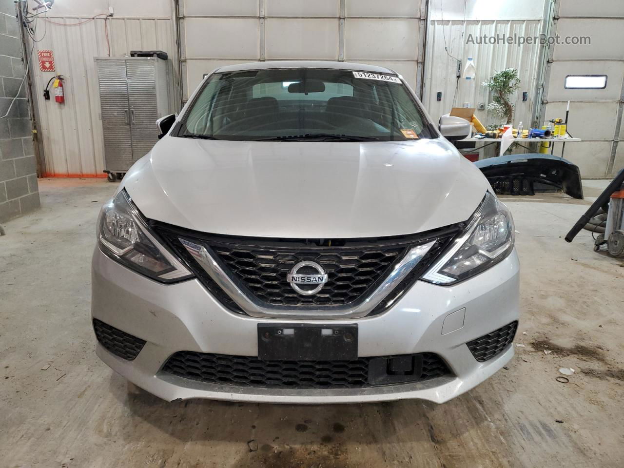 2018 Nissan Sentra S Gray vin: 3N1AB7AP3JY260809