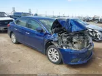 2018 Nissan Sentra Sv Blue vin: 3N1AB7AP3JY266318