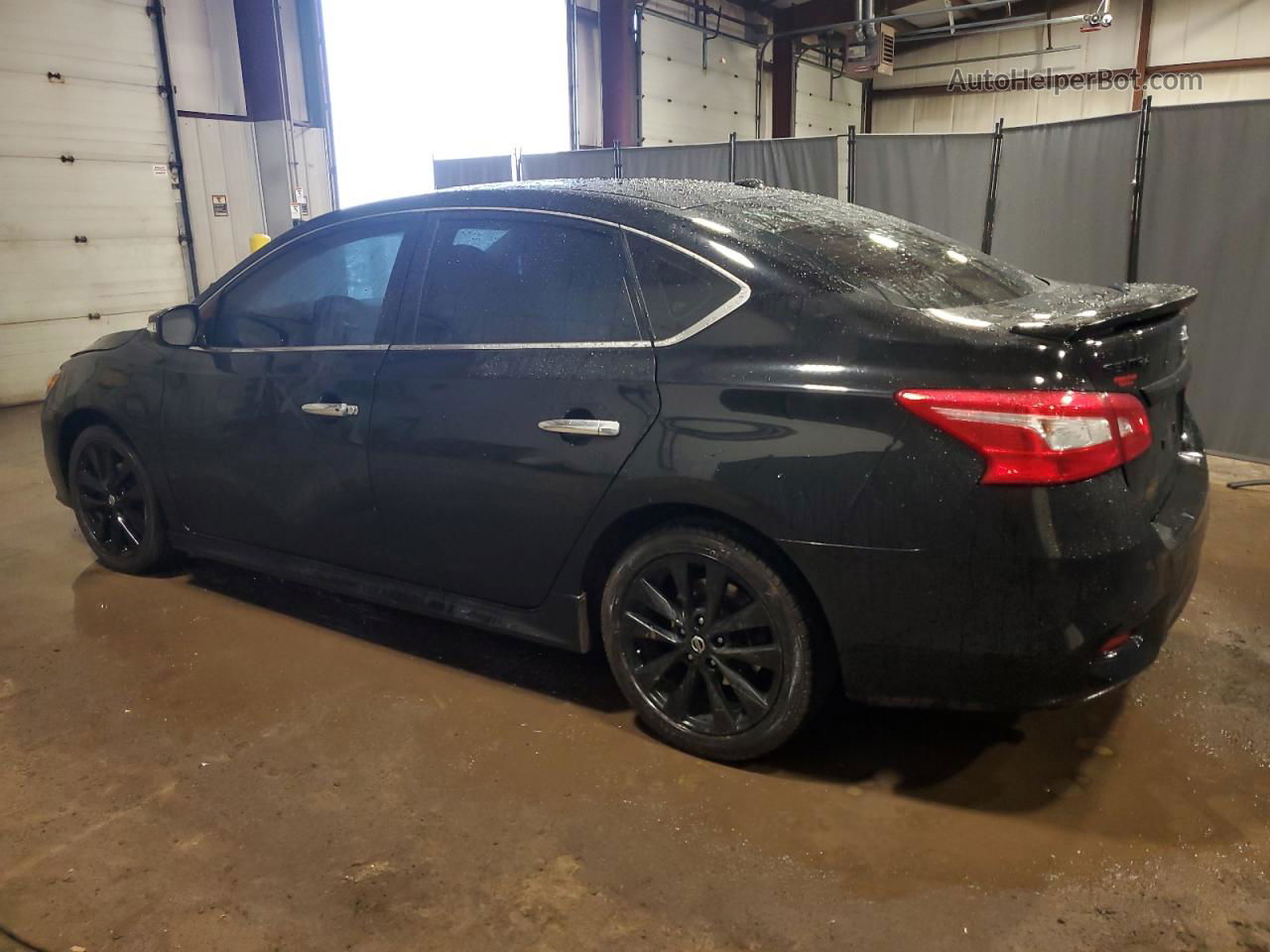 2018 Nissan Sentra S Black vin: 3N1AB7AP3JY283619