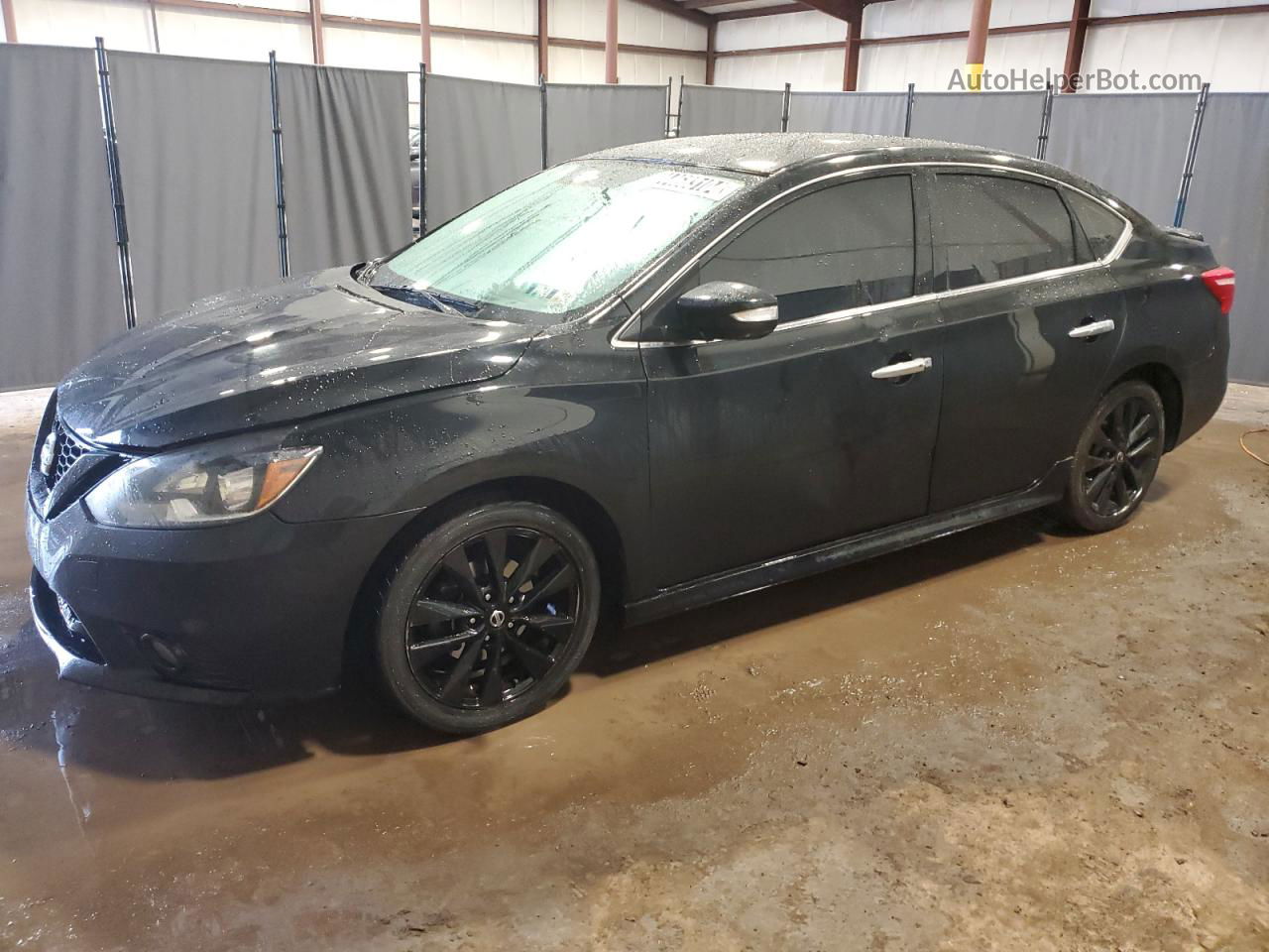 2018 Nissan Sentra S Black vin: 3N1AB7AP3JY283619