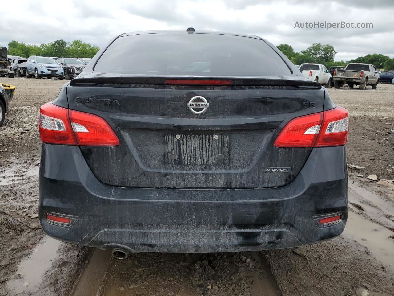 2018 Nissan Sentra S Black vin: 3N1AB7AP3JY284771