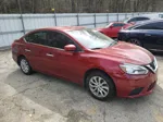 2018 Nissan Sentra S Red vin: 3N1AB7AP3JY286990